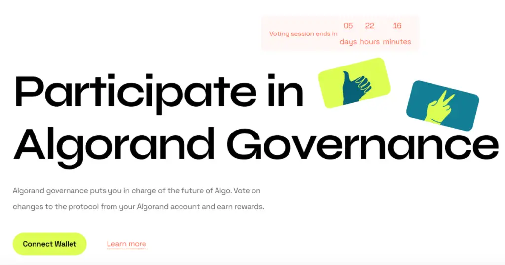 Alogrand Governance Website