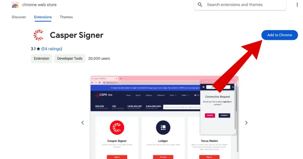 Add Casper Signer to Chrome