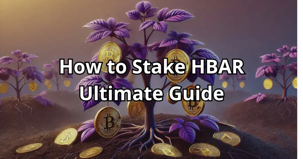 How to stake HBAR